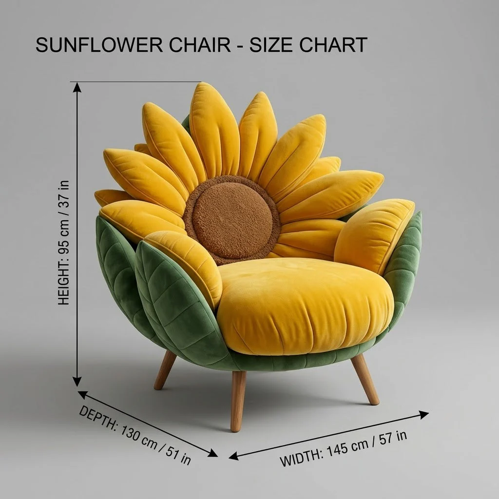 Sunflower Comfort European Sofa Chair - Image 3