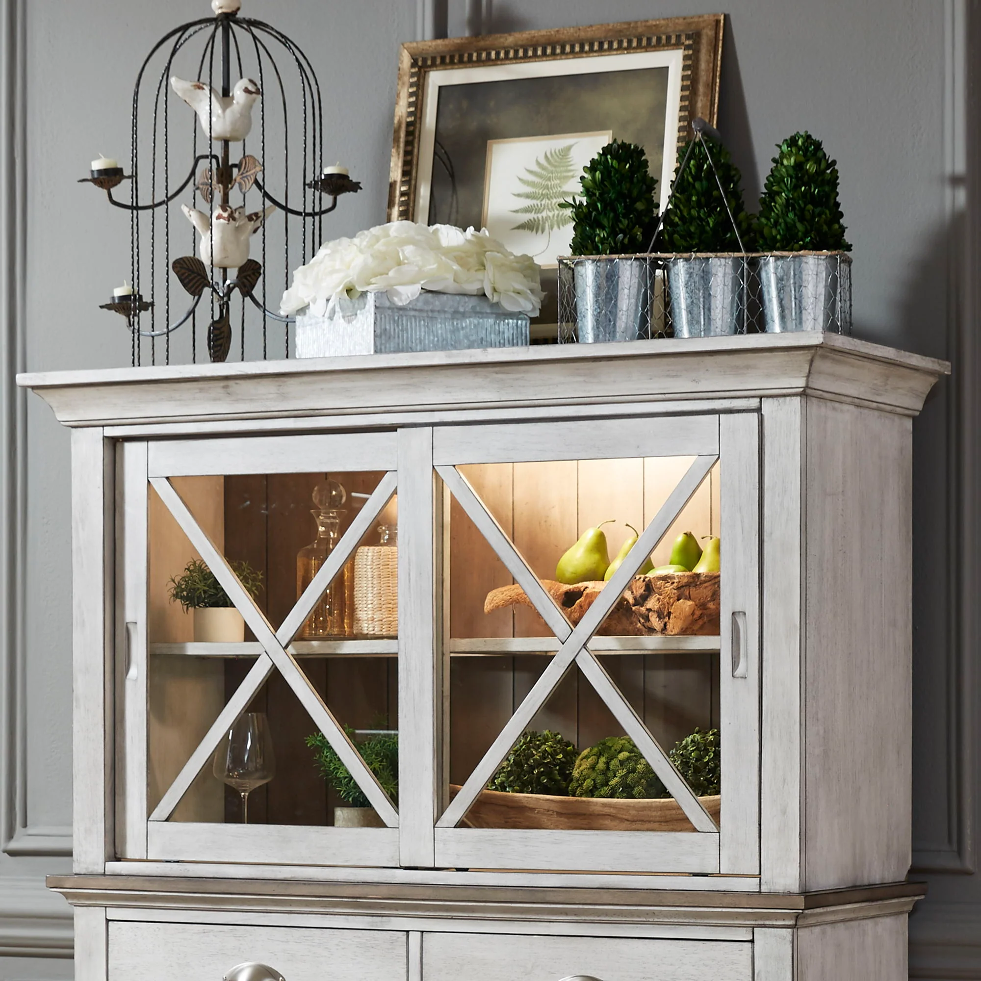 Ocean Isle - Hutch - Antique White - Image 1