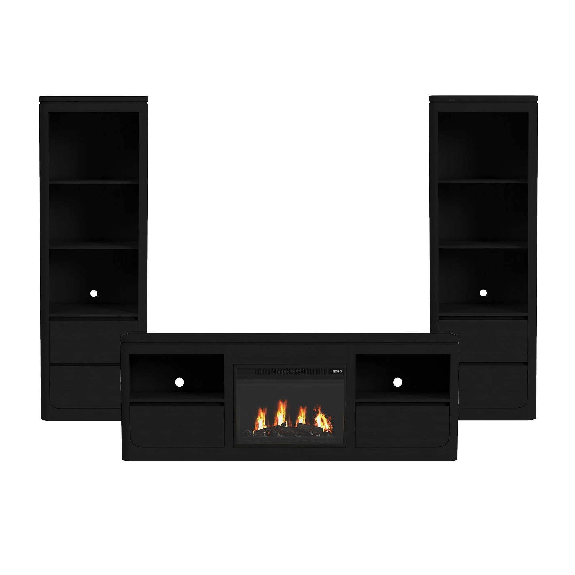 Rosalie - 4 Piece Entertainment Unit With 71" TV Console - Image 2