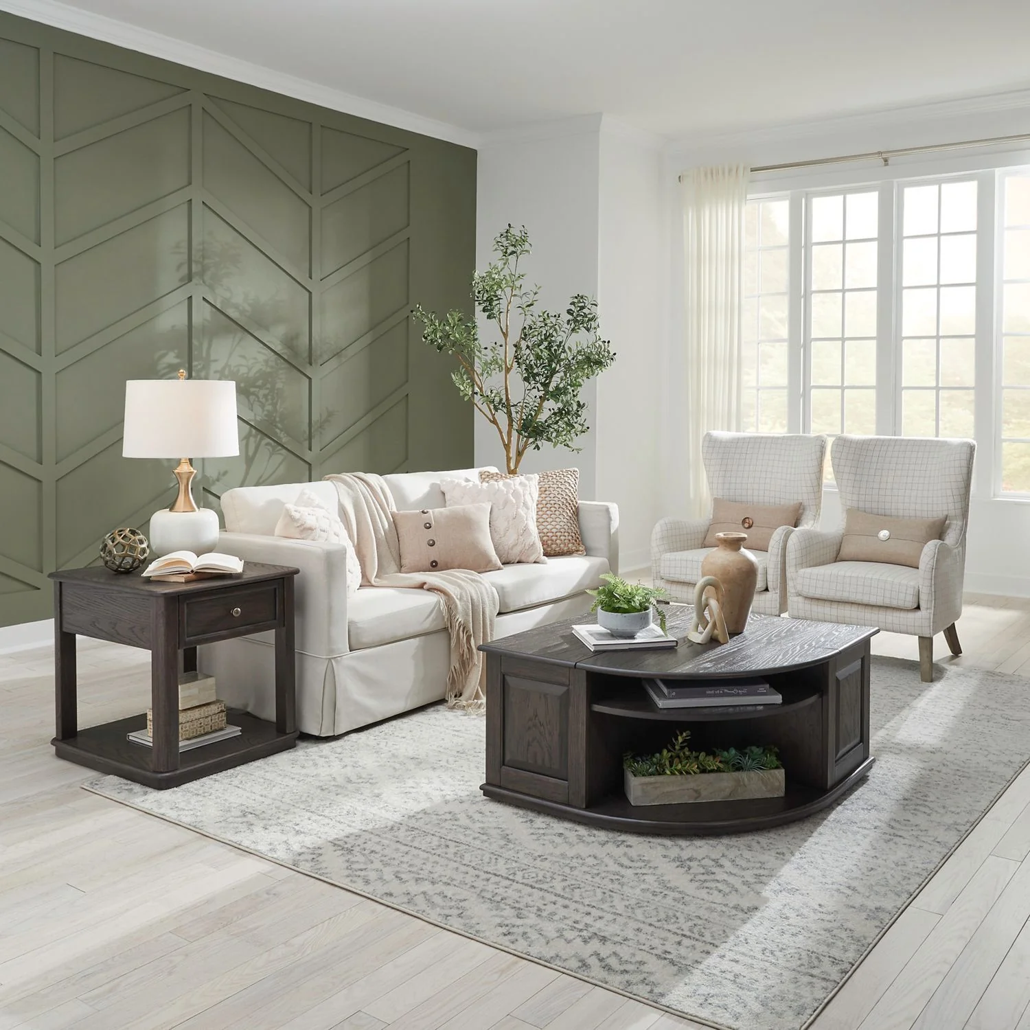 Wallace - 3 Piece Set - Aged Oak - Image 1