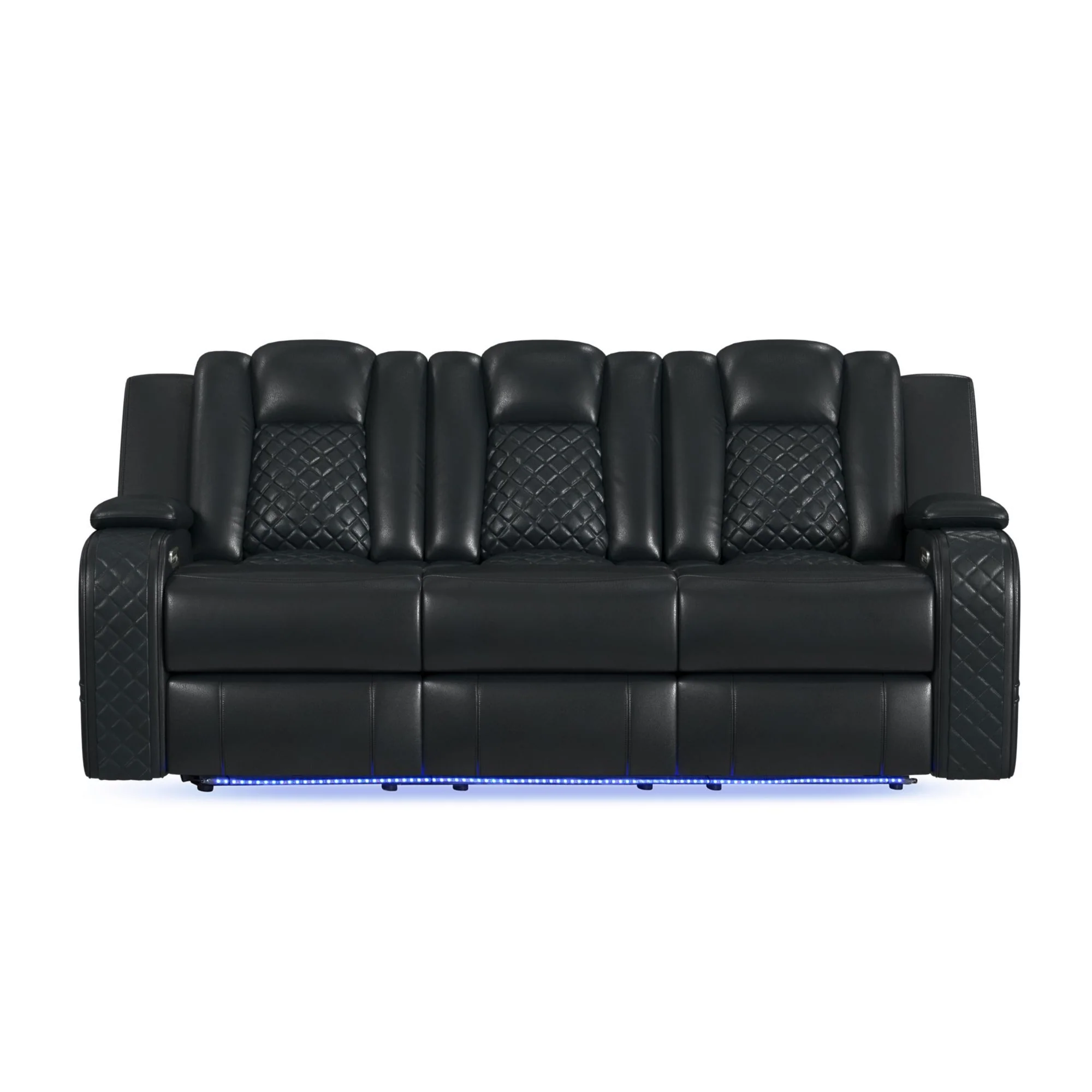 Carlo - Power Motion Sofa With Power Headrest, Dropdown Table, Power Strip, LED And Reading Light - Image 3