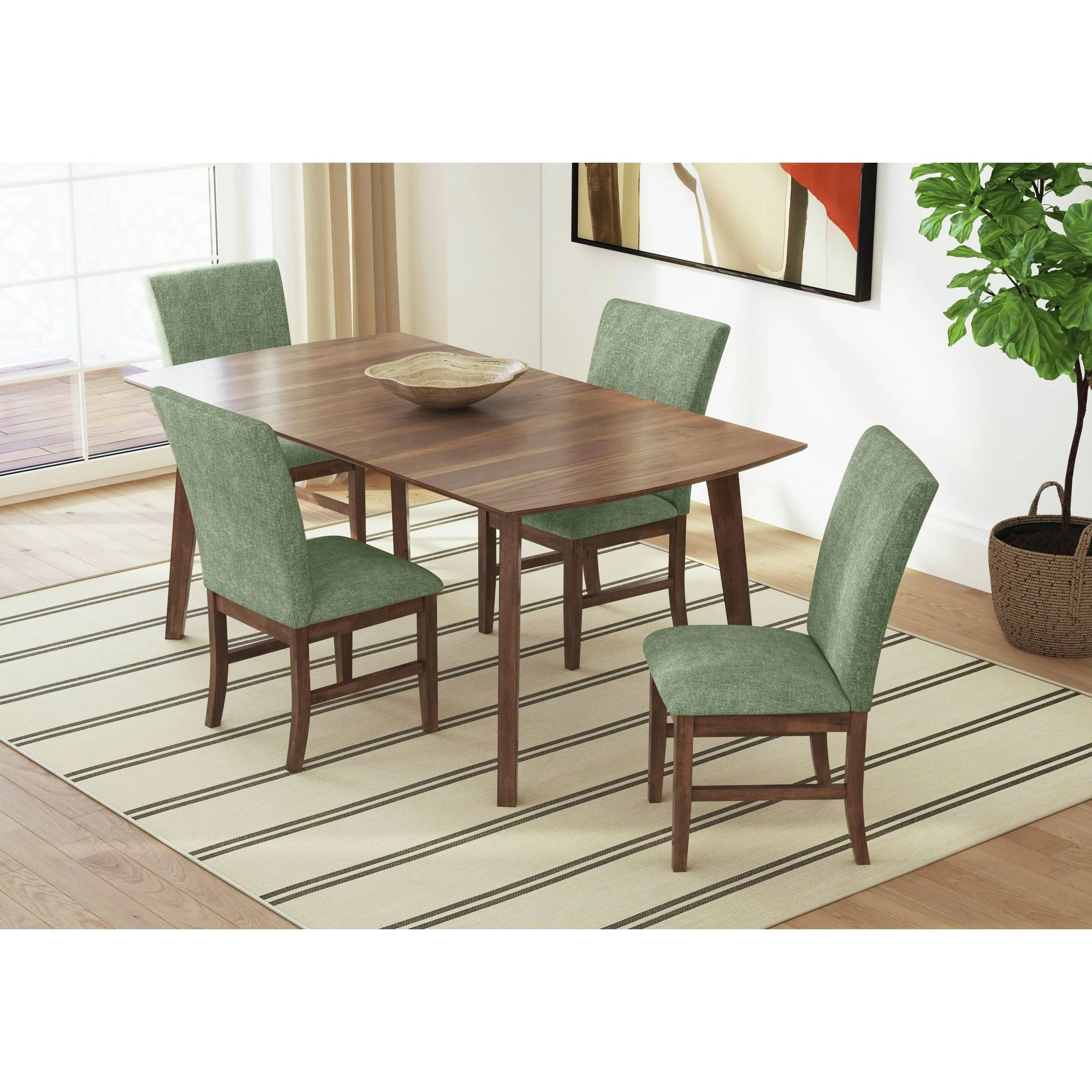 Santa Barbara - Rectangular Dining Table - Walnut - Image 3
