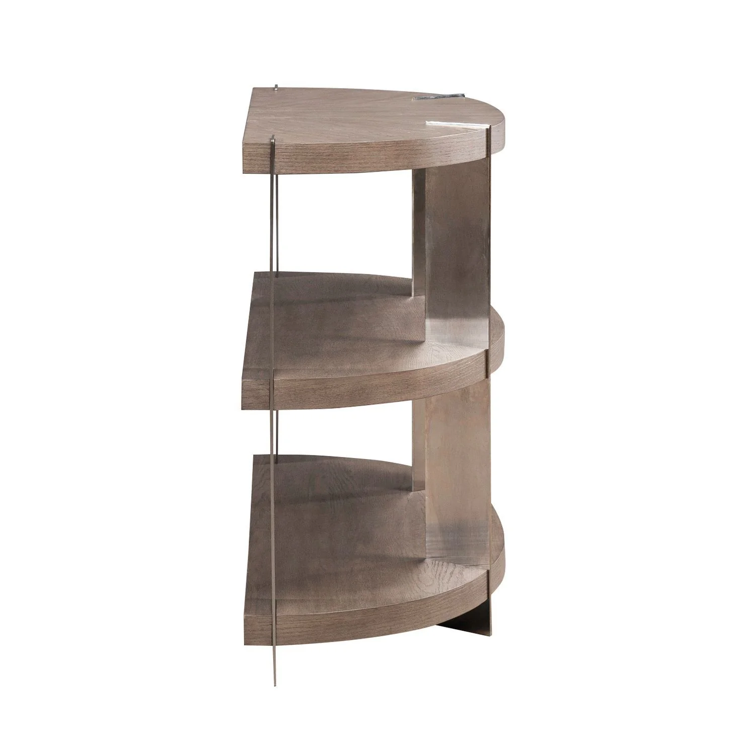 Harlow - Sofa Table - Sandstone & Satin Nickel - Image 2