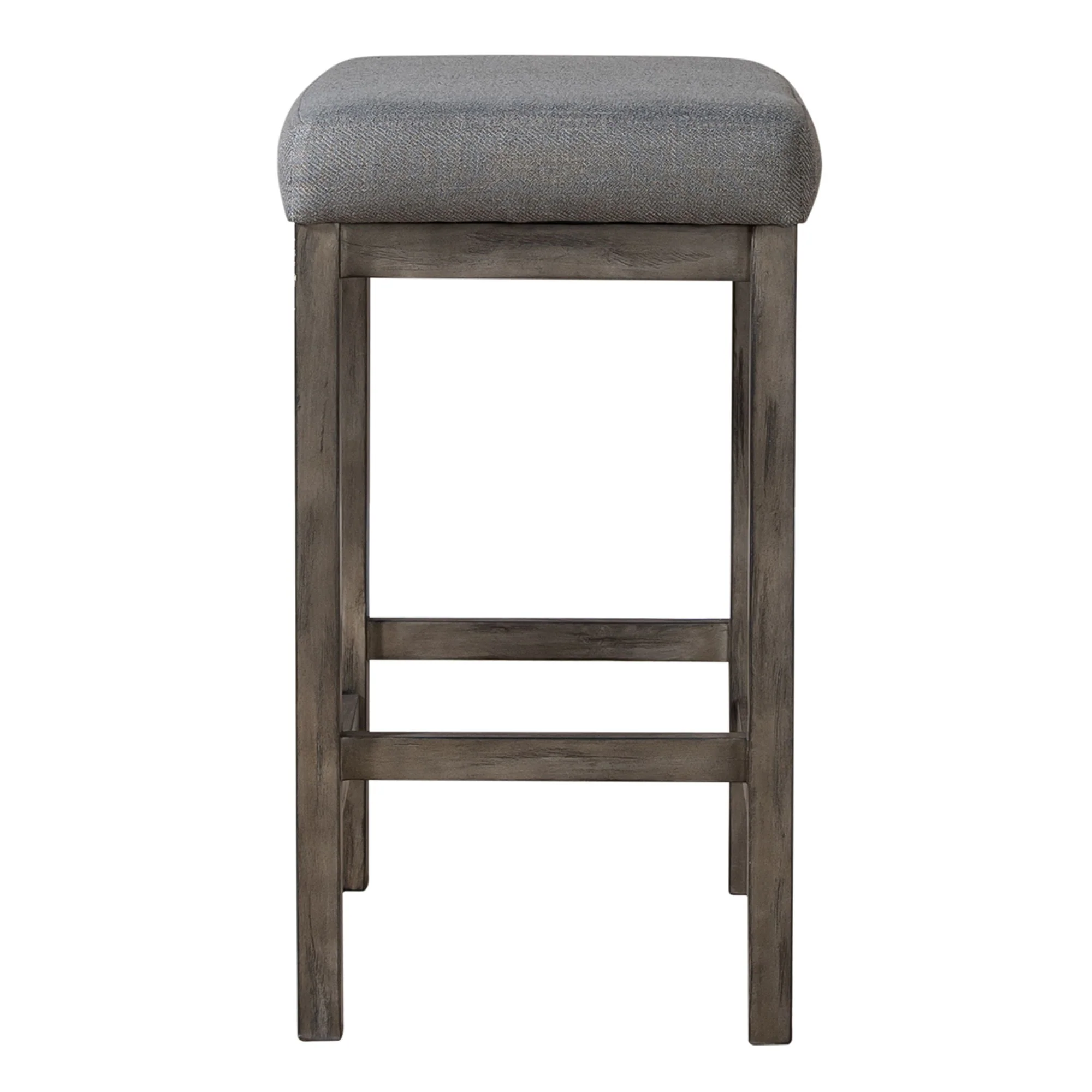 Hayden Way - Upholstered Console Stool - Gray - Image 2