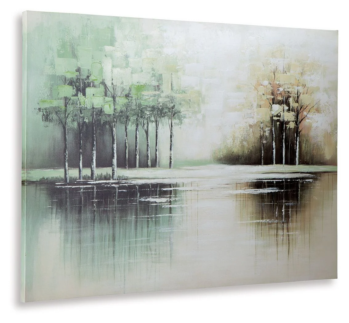 Garlenridge - Wall Art - Green / Tan / White - Image 2