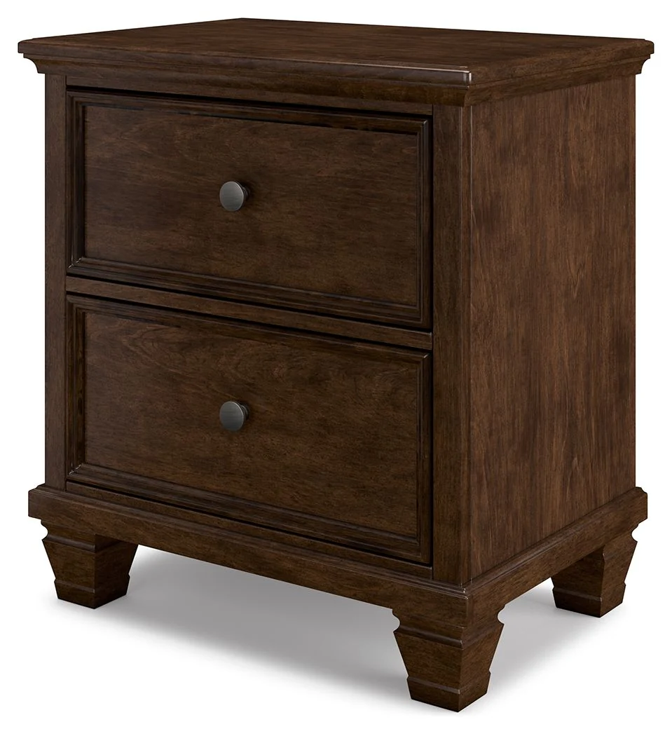 Danabrin - Two Drawer Nightstand - Brown - Image 3