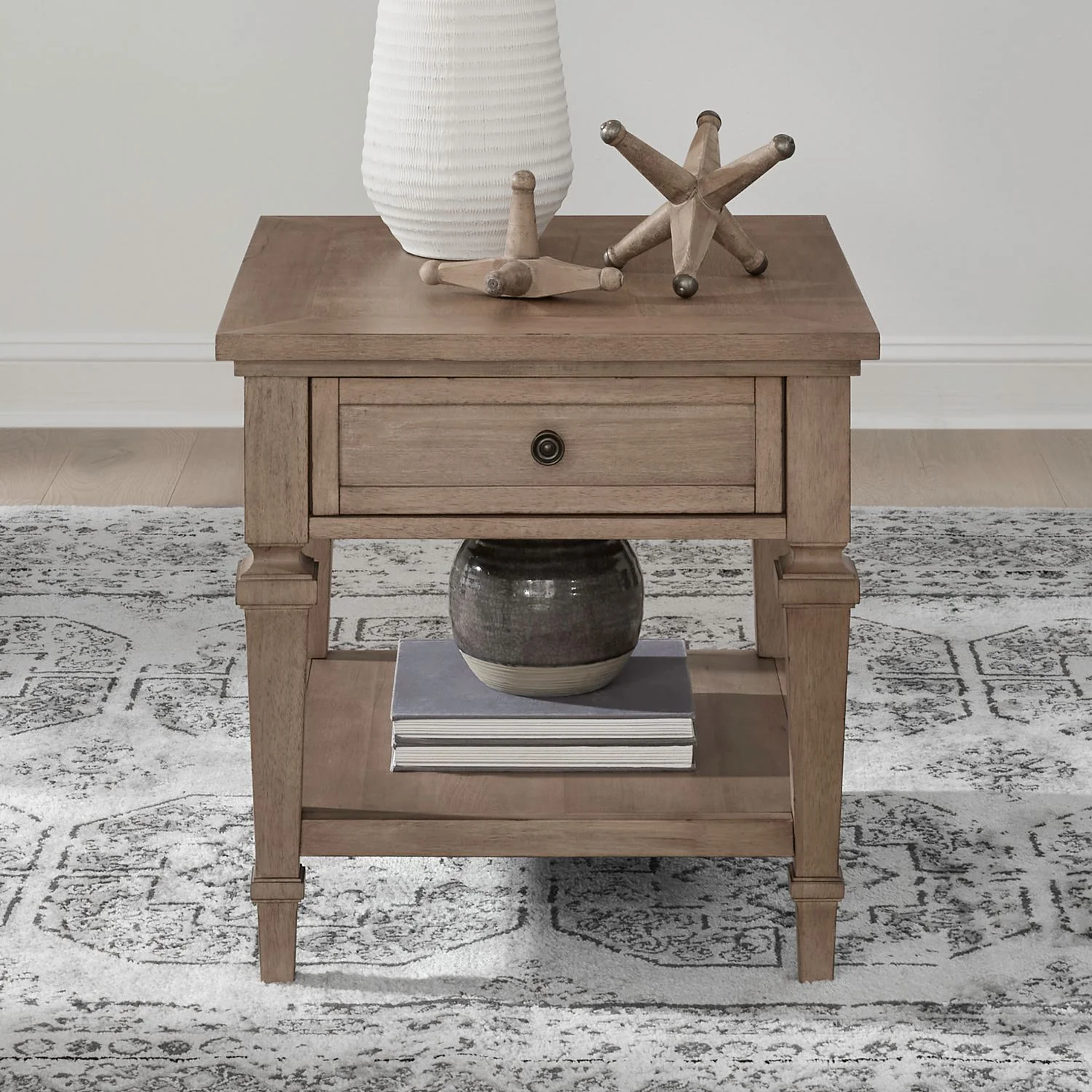 Haven Hills – End Table – Camel Beige