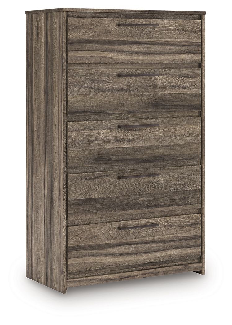 Elbrim - Five Drawer Chest - Brown - Image 1