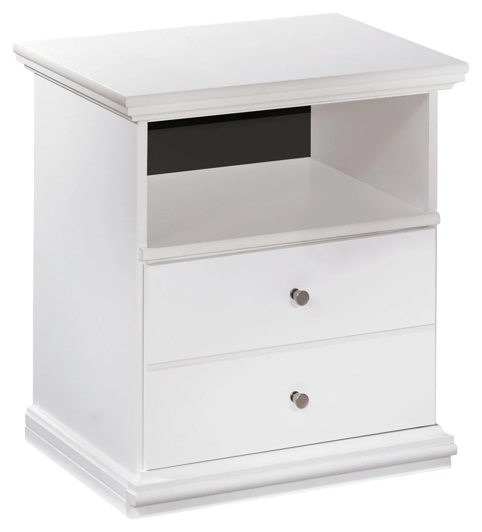 Bostwick Shoals – One Drawer Night Stand – White