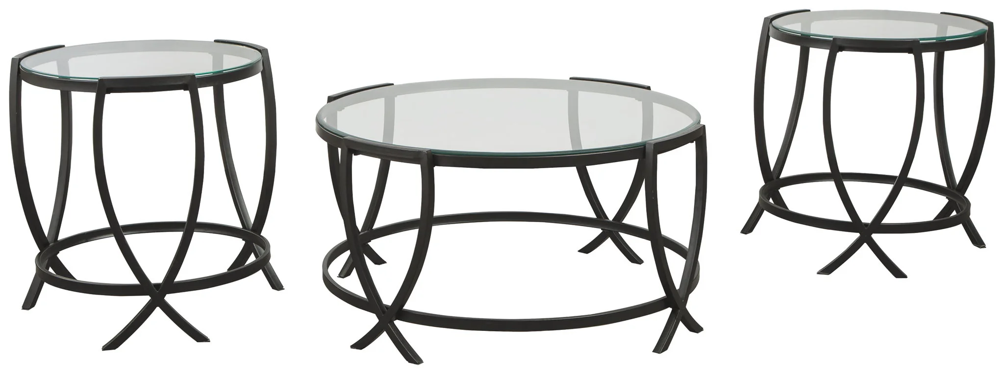 Tarrin - Occasional Table Set (Set of 3) - Black - Image 1