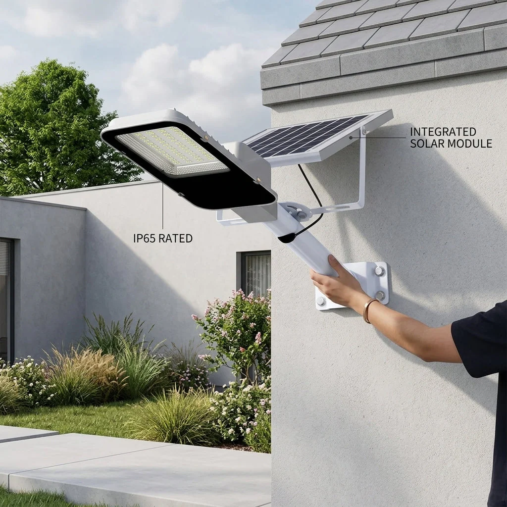 Heavy-Duty Outdoor Solar Security Waterproof Light - Image 2
