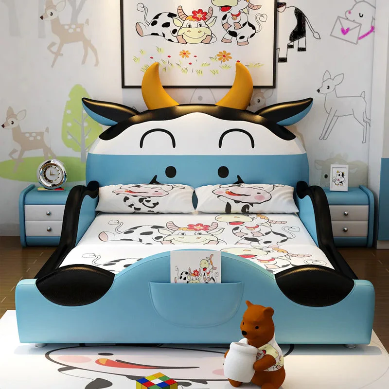 Cute Cow Design Cartoon Playful Kids Bed - Image 3