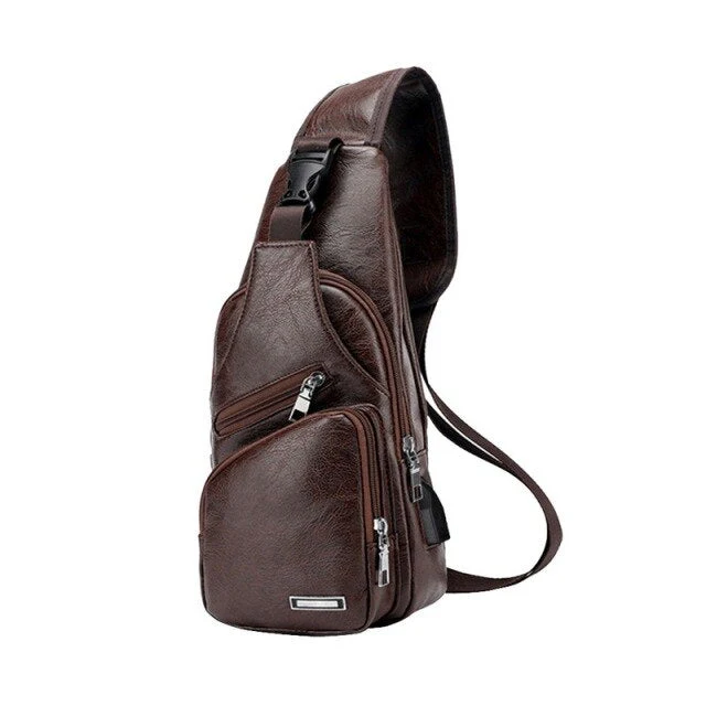 Men Leather Crossbody Bags - Image 1