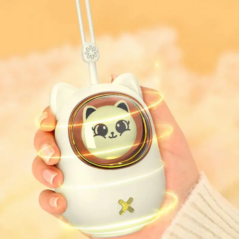 Cute Cat Mini Electric Hand Warmer Power Bank - Image 2