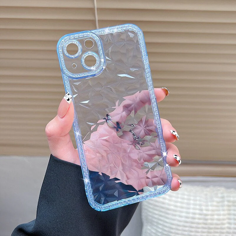 Transparent Geometric Stylish 3D Look iPhone Cases - Image 2