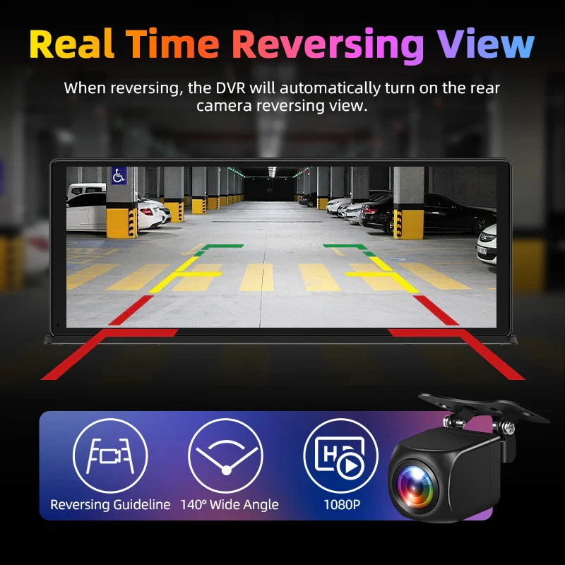 Dual Lens Camera Car Touchscreen Dashboard Smart Screen - Image 2