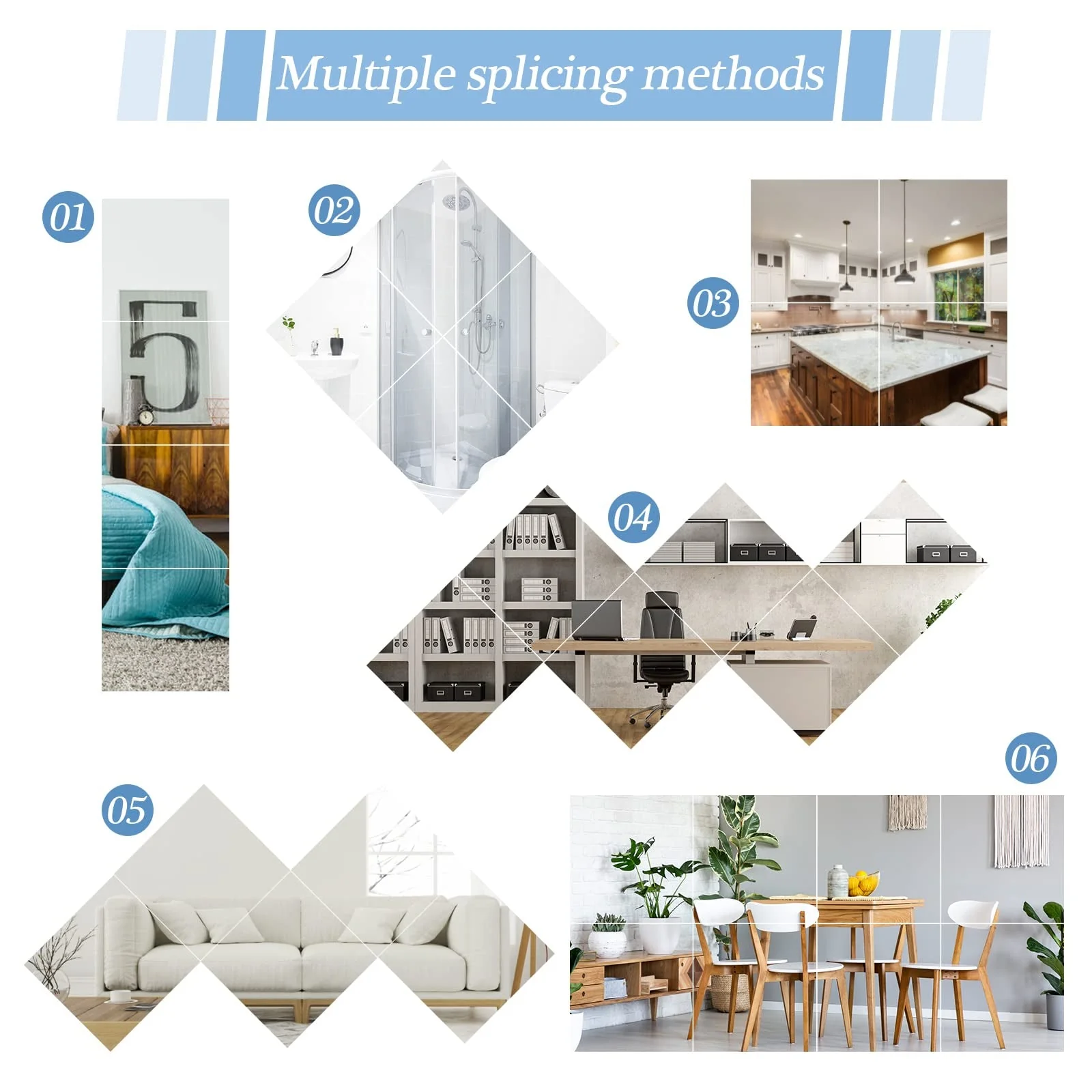 3D Self Adhesive DIY Mirror Wall Sticker - Image 3