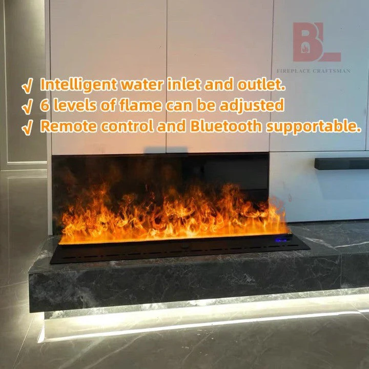 3D Elegant Home Multicolor Realistic Indoor Fireplace - Image 3