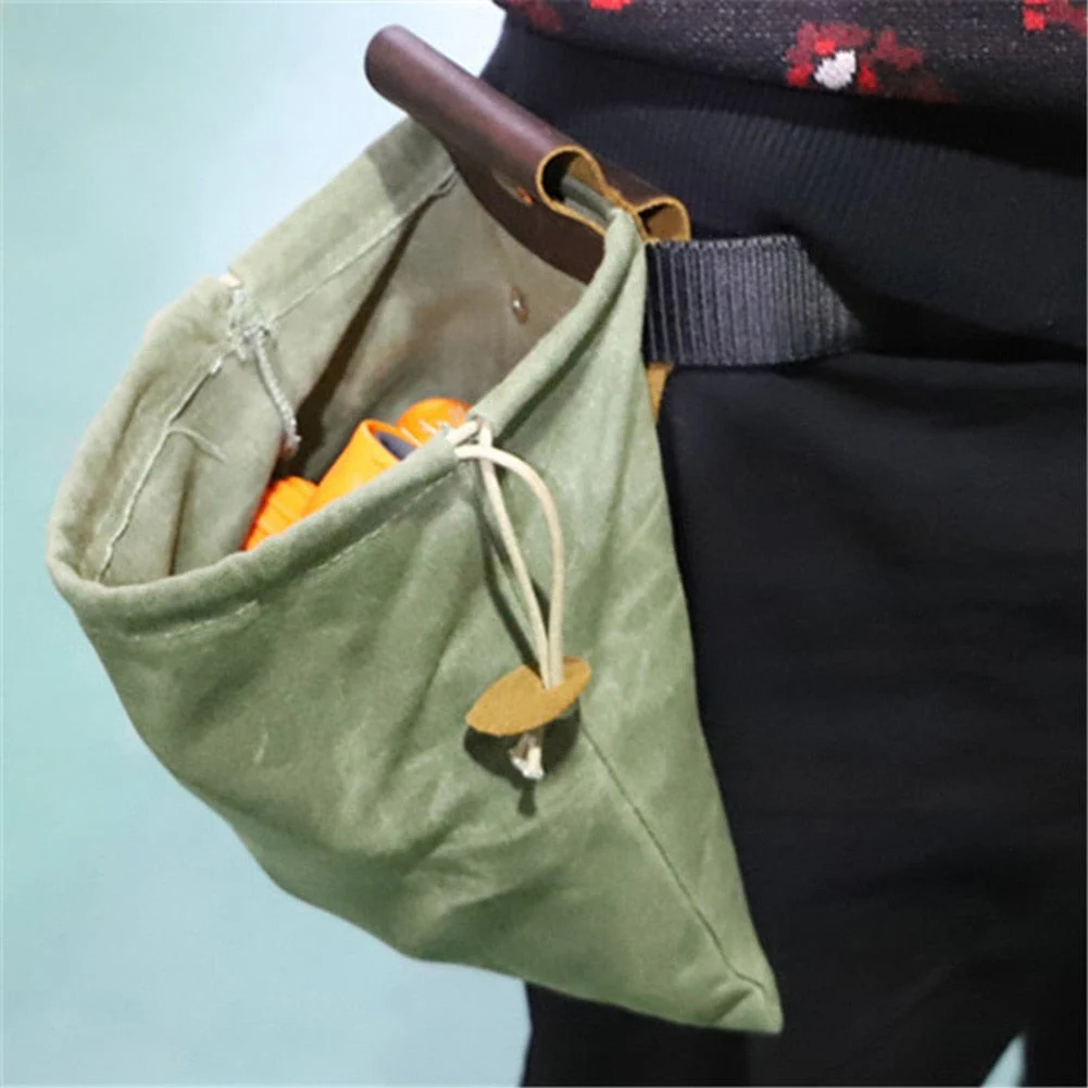Premium Leather Canvas Hiking Bag - Image 1