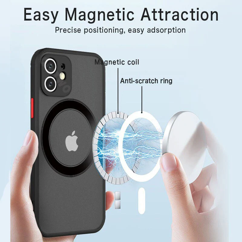 Elegant Magsafe Shockproof iPhone Case - Image 3