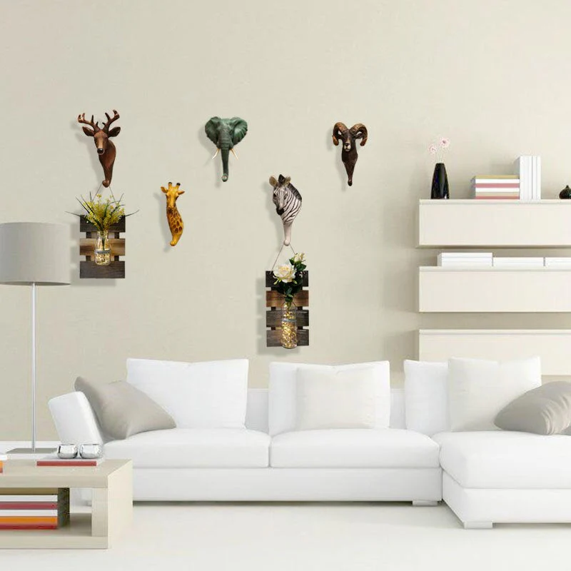 Retore Animal Wall Hanging Coat Hooks - Image 2