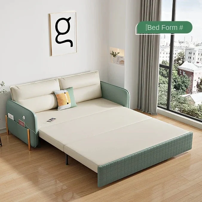 Modern Space-Saving Convertible Japanese Reclining Sofa Bed - Image 2