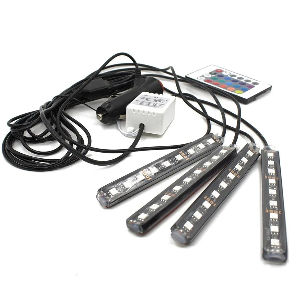 4pcs LED Car Interior Lighting Kit - Image 3