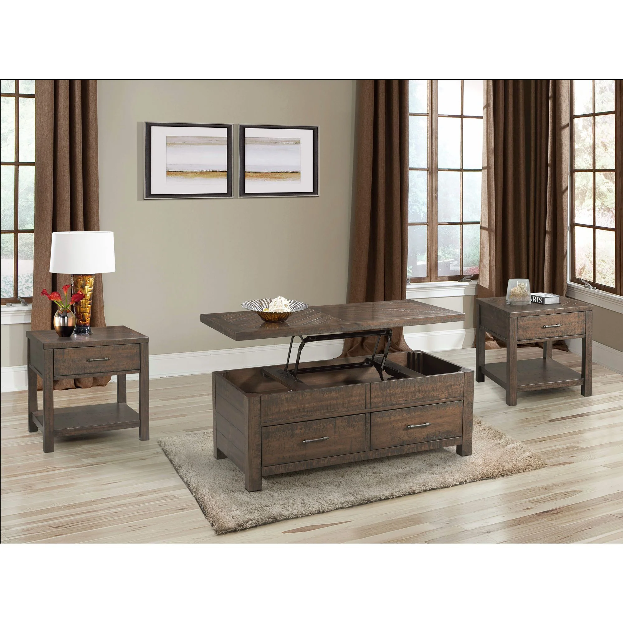 Jax - End Table - Dark Walnut - Image 2