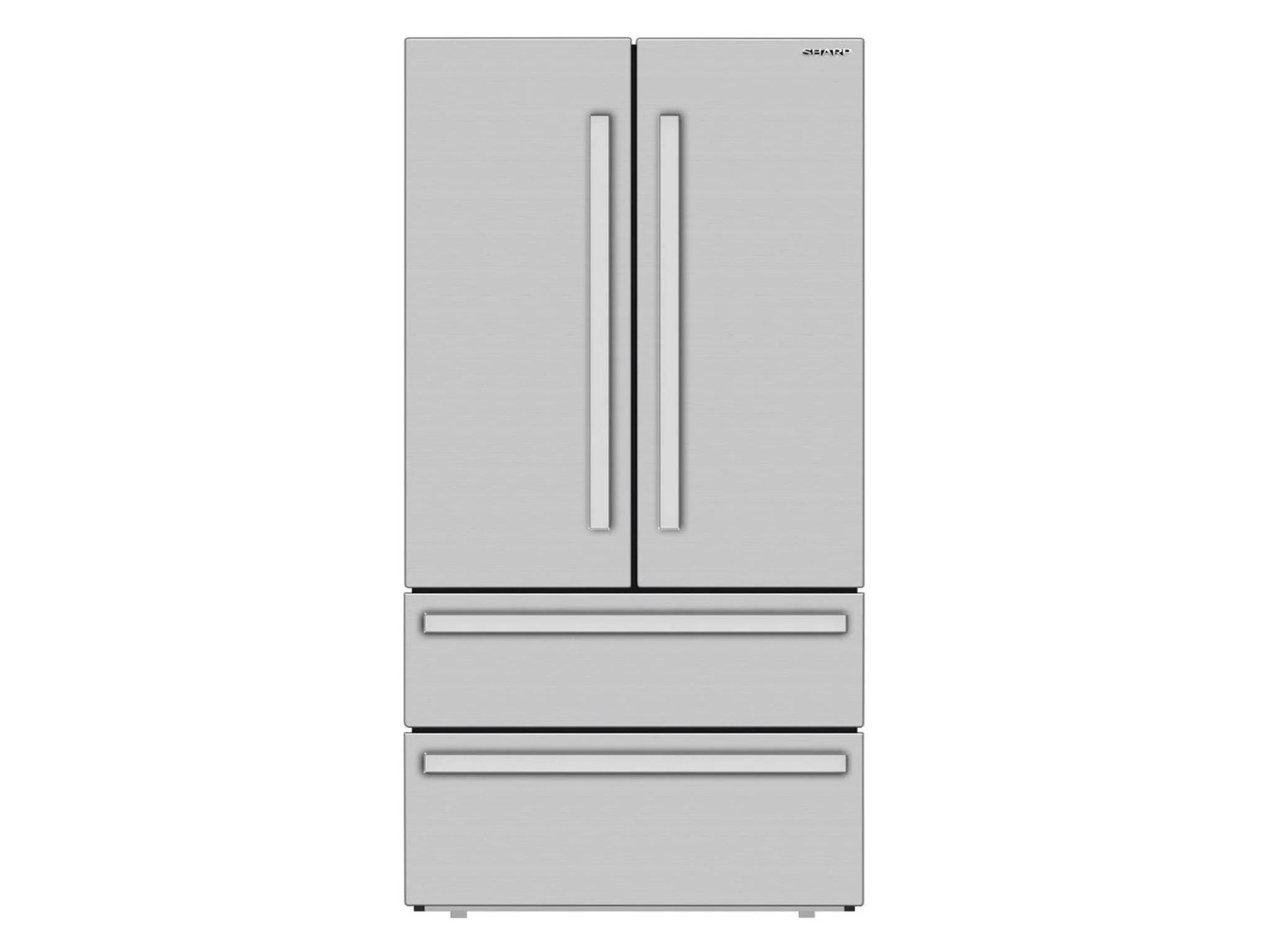 Sharp 22.5 Cubic Foot French Door Refrigerator – Stainless Steel