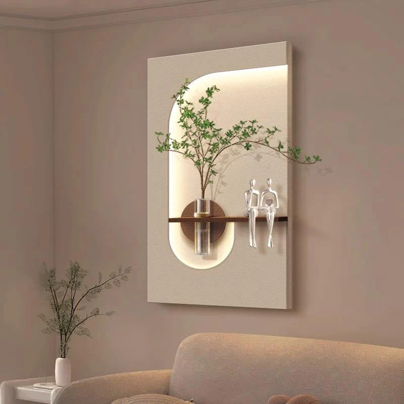 Spiral Sprout LED Backlit Wall Flower Shelf - Image 3