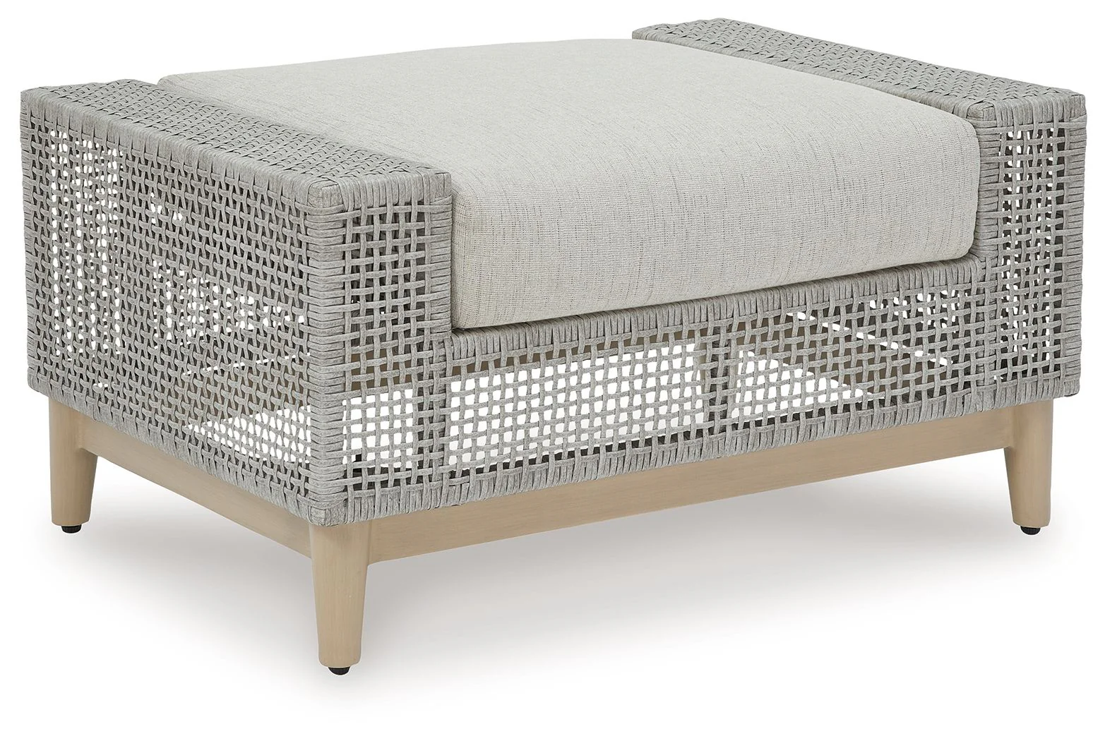 Seton Creek – Ottoman With Cushion – Gray