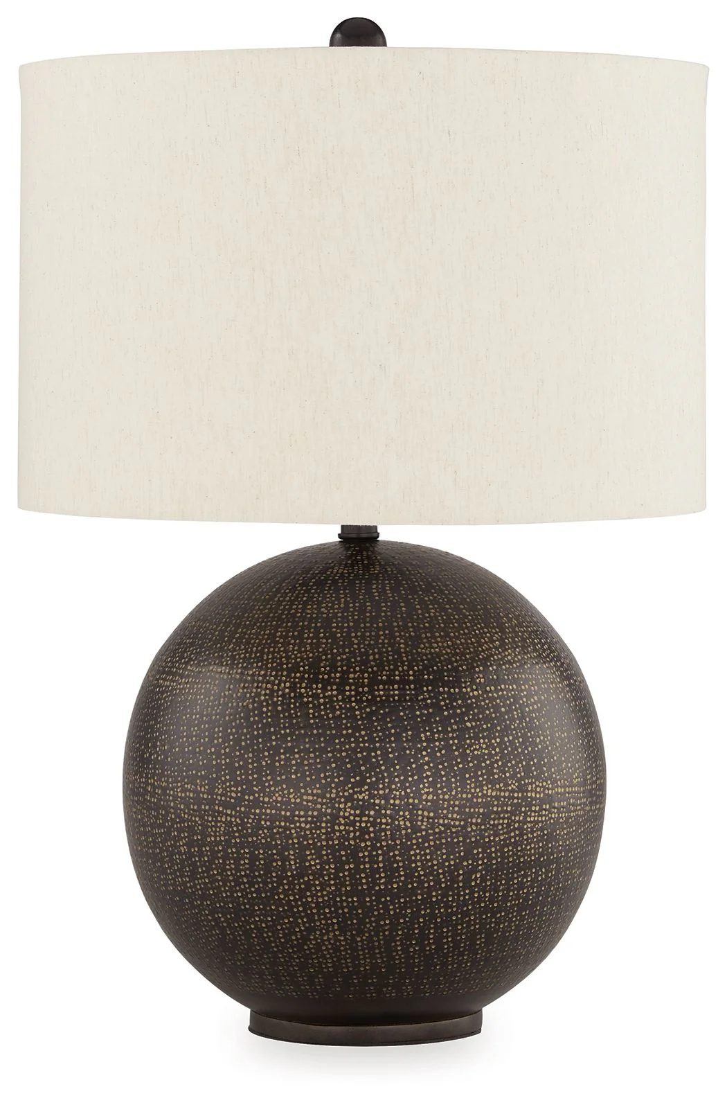 Hambell - Metal Table Lamp - Black / Gold Finish - Image 1