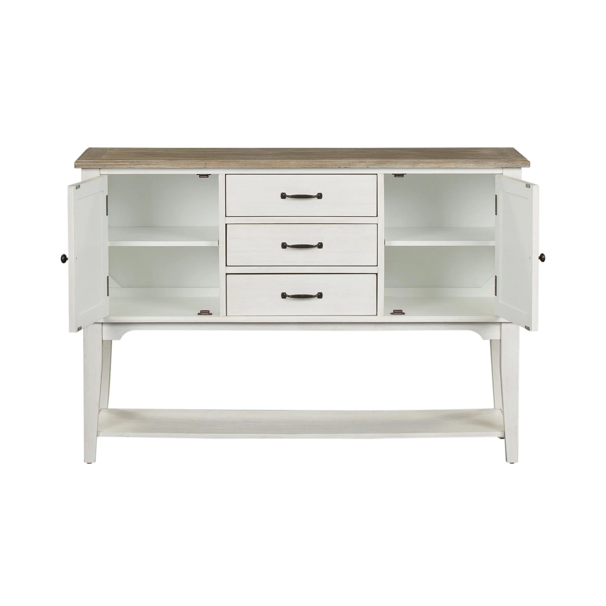 Summerville - Server - Soft White Wash / Wirebrushed Gray - Image 2