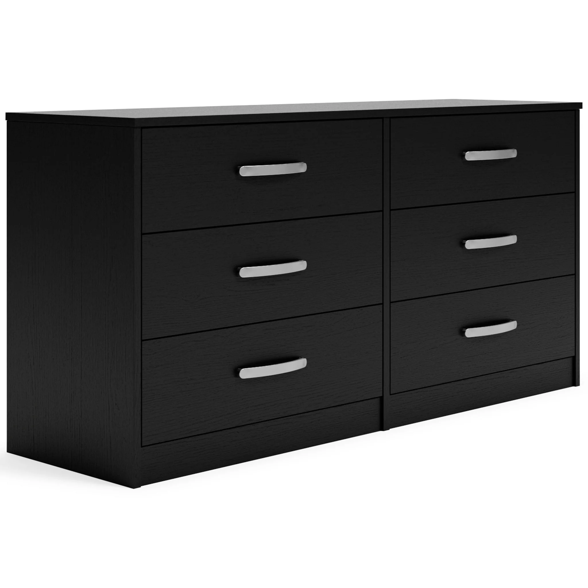 Finch – Six Drawer Dresser – 29” Height – Black