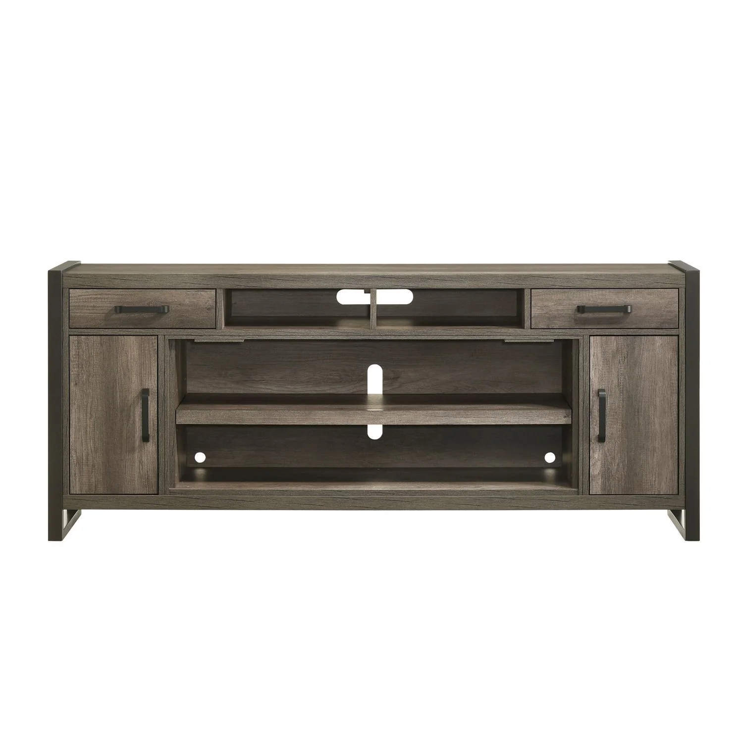 Fireplace TV Consoles - 78" Fireplace TV Console FTS - Brown - Image 3