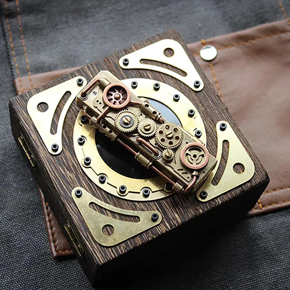 Clockwork Flame Vintage Kerosene Lighter - Image 2