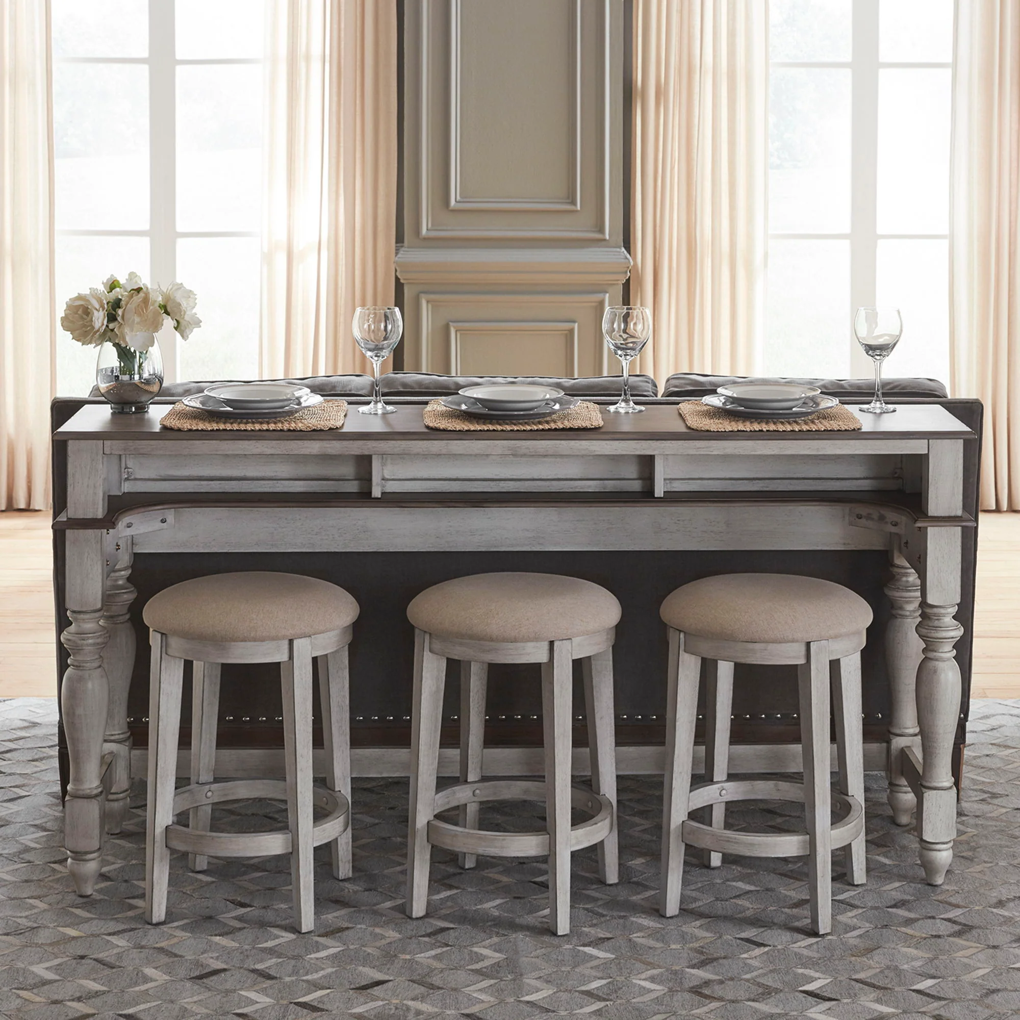 Ocean Isle - Console Bar Table - Image 2