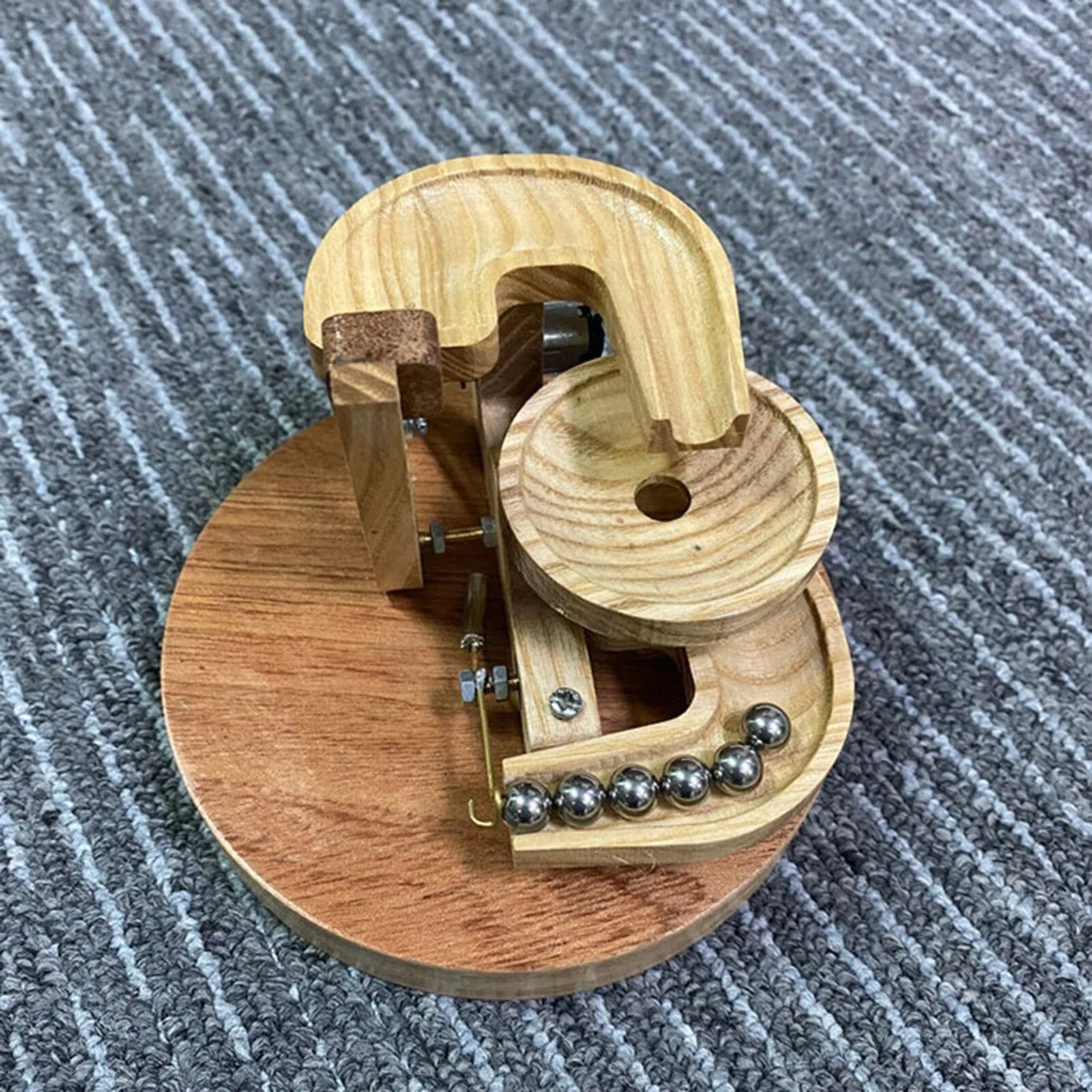Eternal Motion Wooden Marble Machine - Image 2