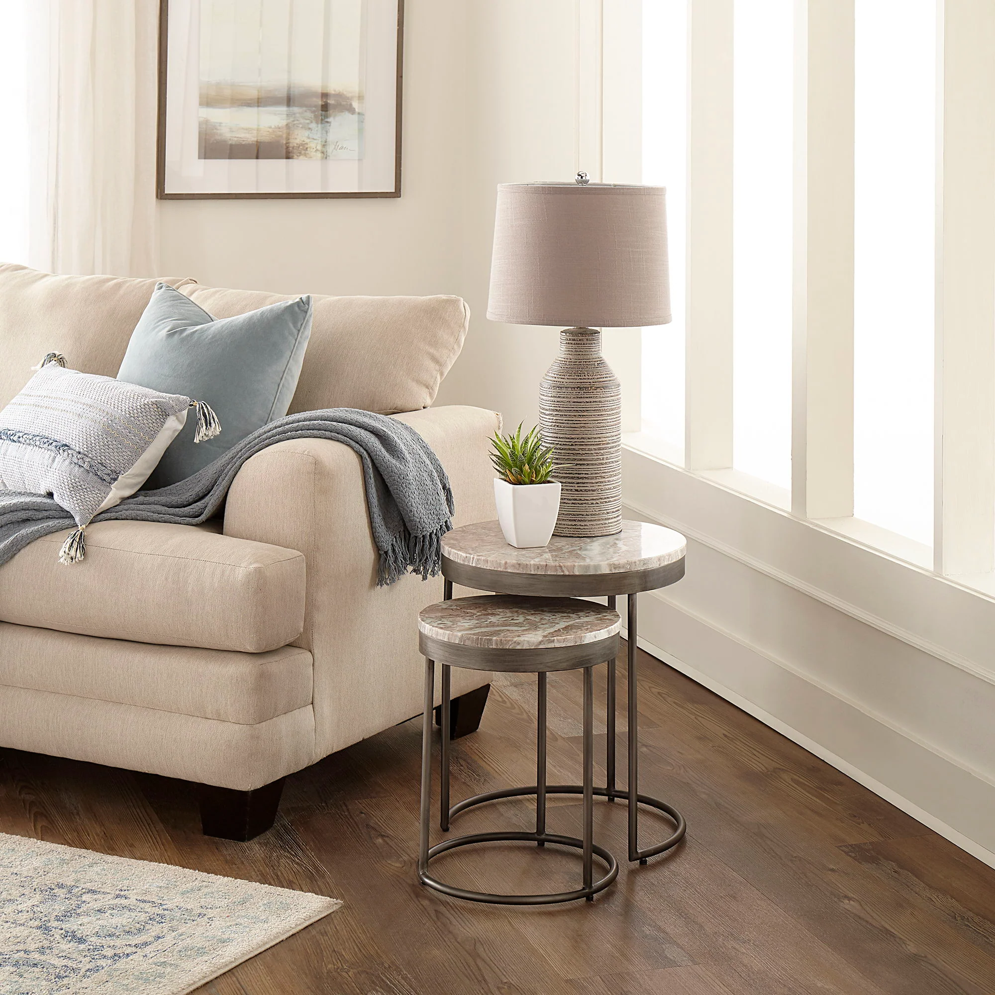 Eclipse - Nesting Tables - Light Brown - Image 1