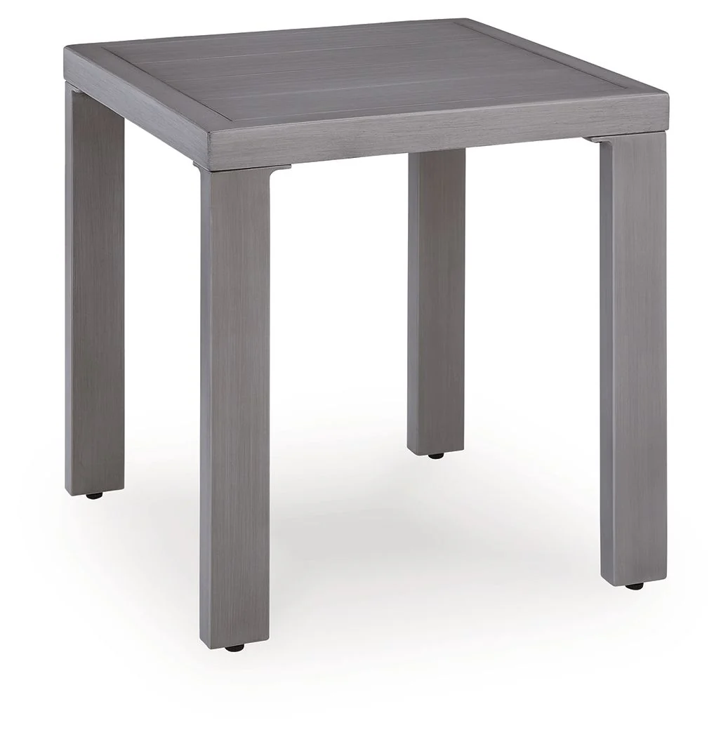 Half Moon Beach - Square End Table - Gray - Image 1