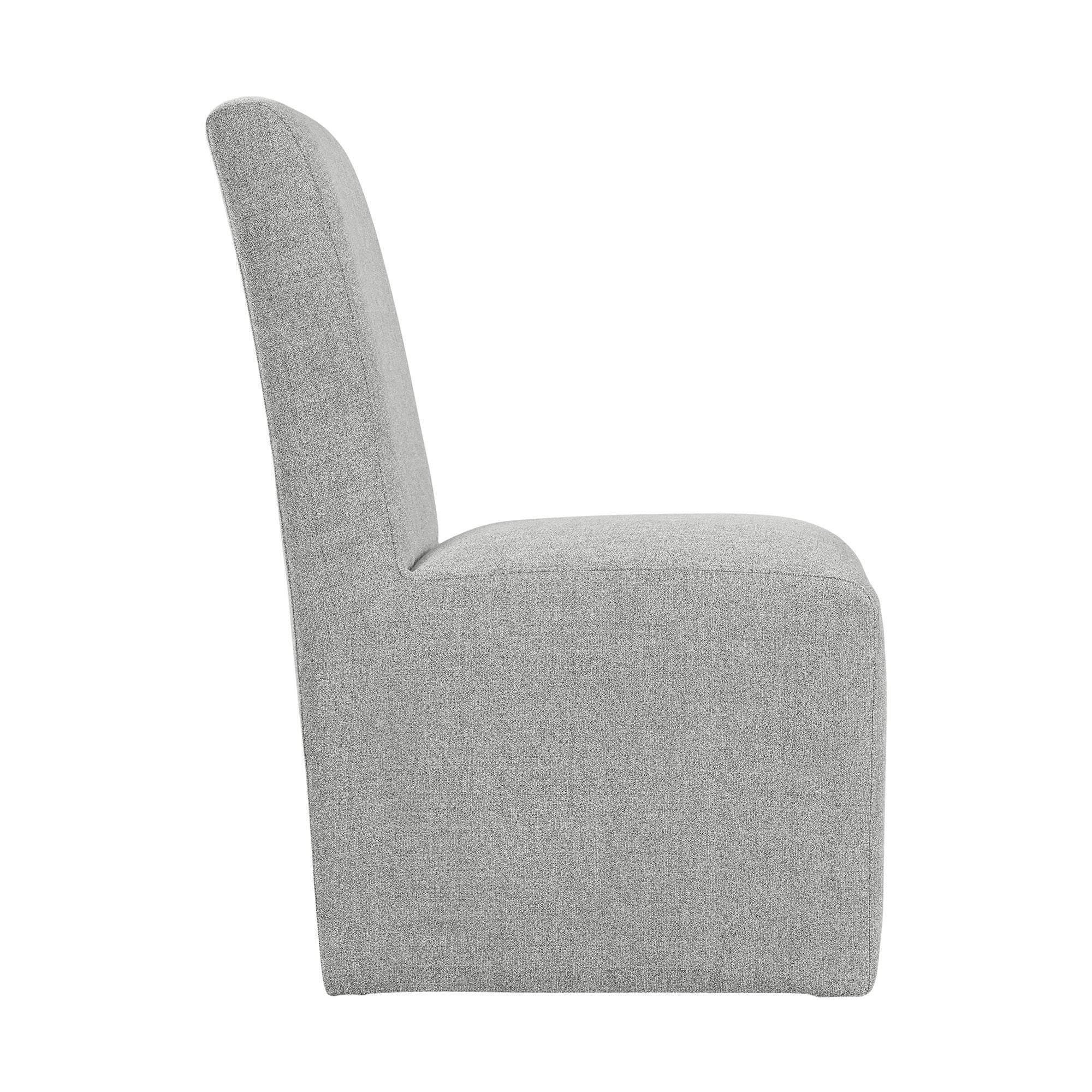 Nero - Upholstered Side Chair (Set of 2) - Gray - Image 2