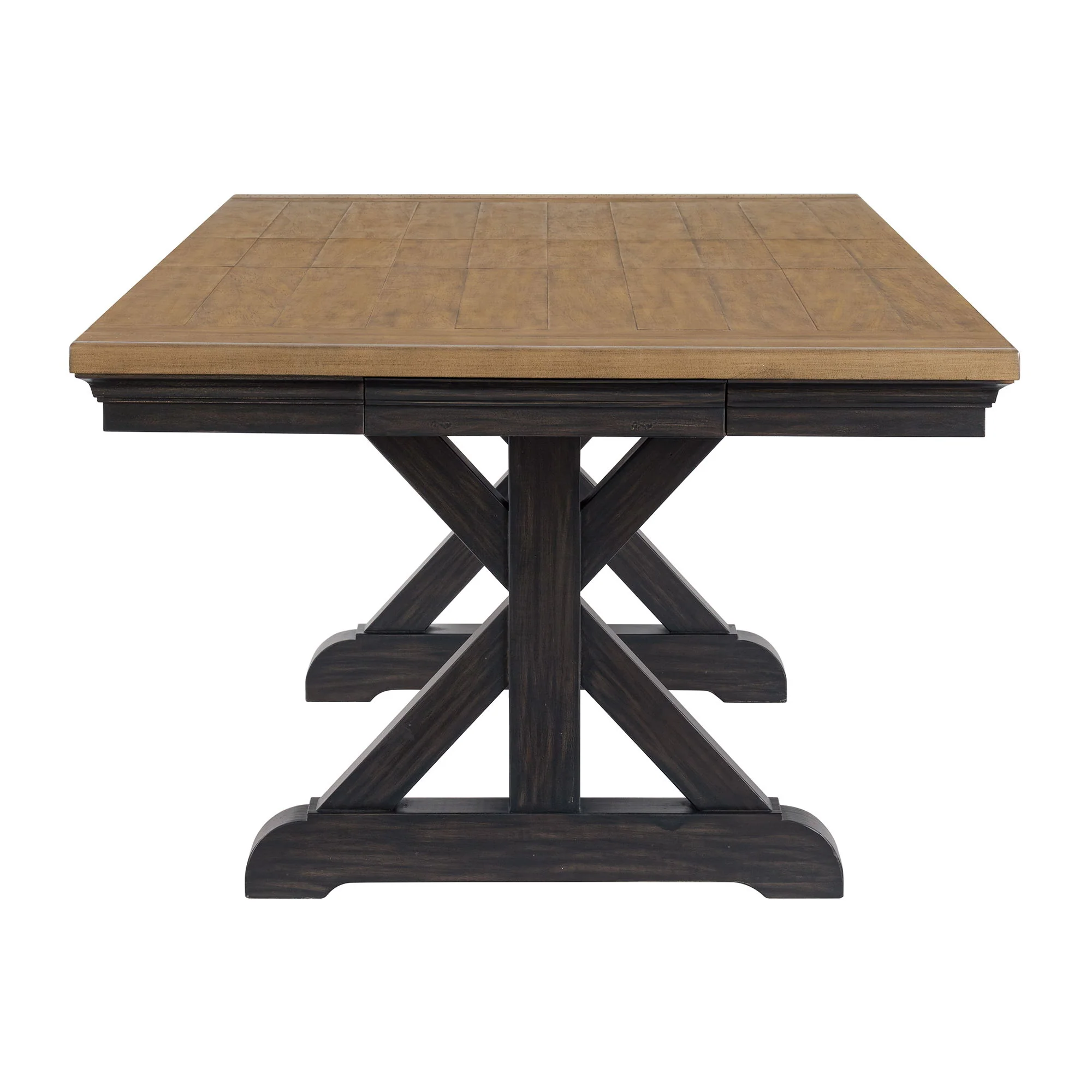 Montrose - Dining Table With 20" Leaf - Espresso And Brown - Image 3