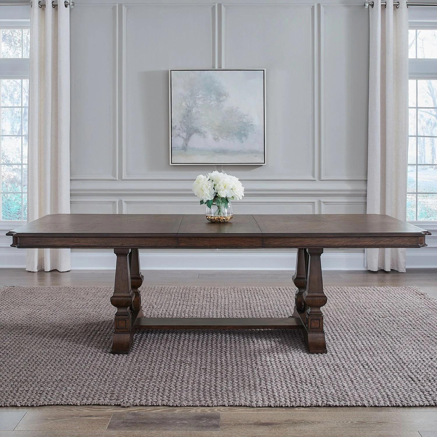 Providence Park - Trestle Table - Chateau Brown - Image 1