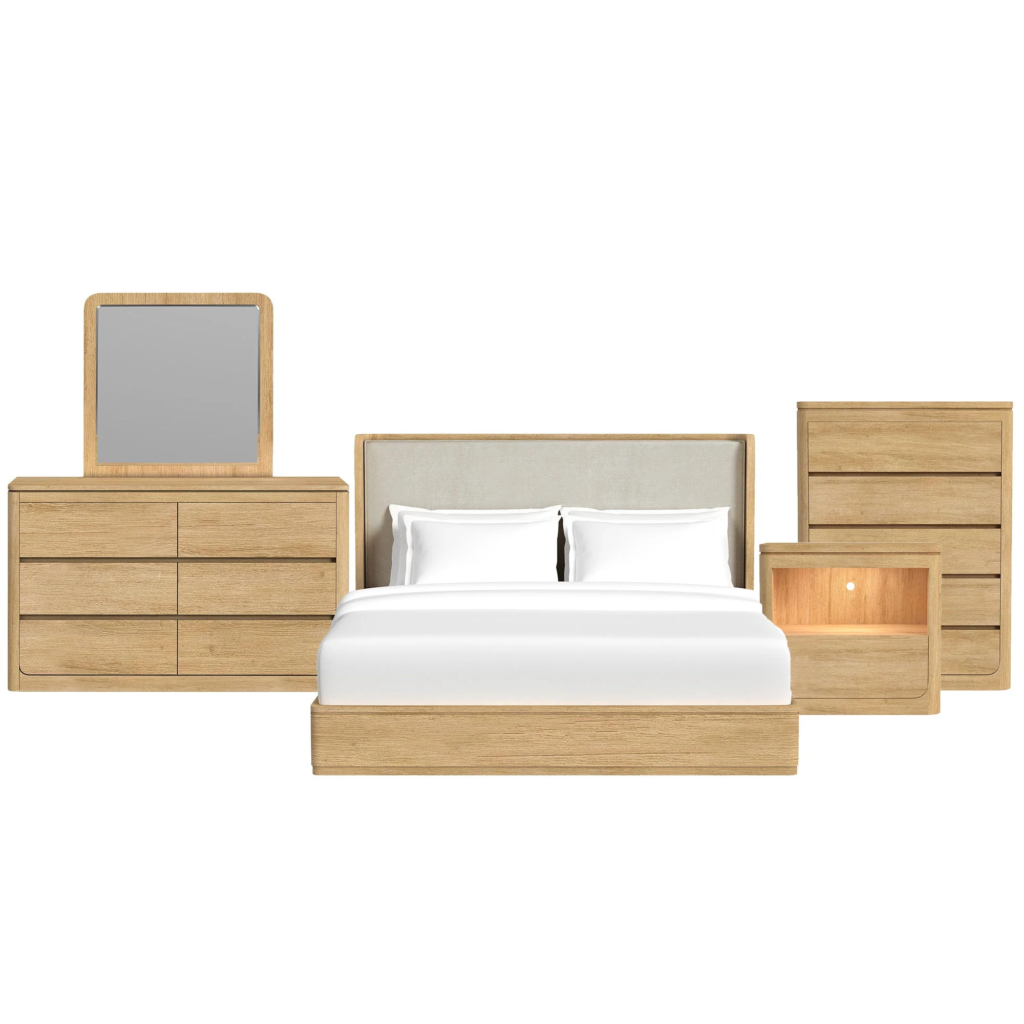 Rosalie - Upholstered Bedroom Set - Image 2