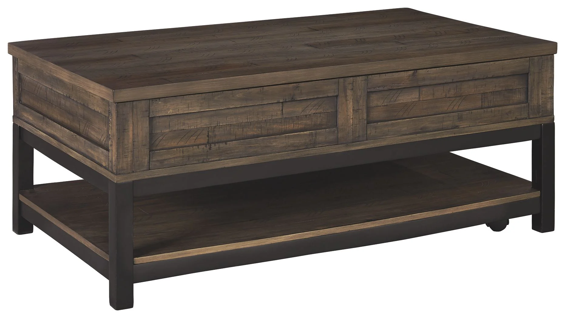 Johurst – LIFT TOP COCKTAIL TABLE – Grayish Brown