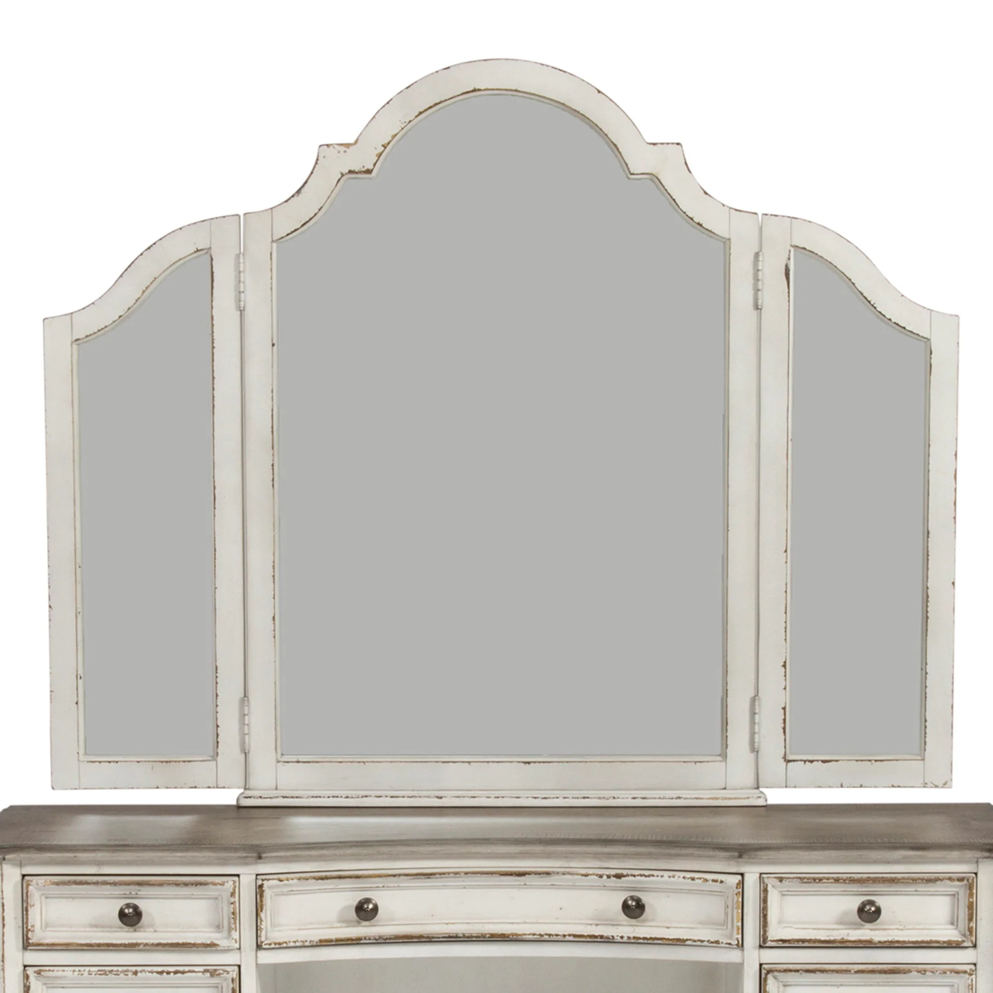 Magnolia Manor - Vanity Mirror - Antique White - Image 3