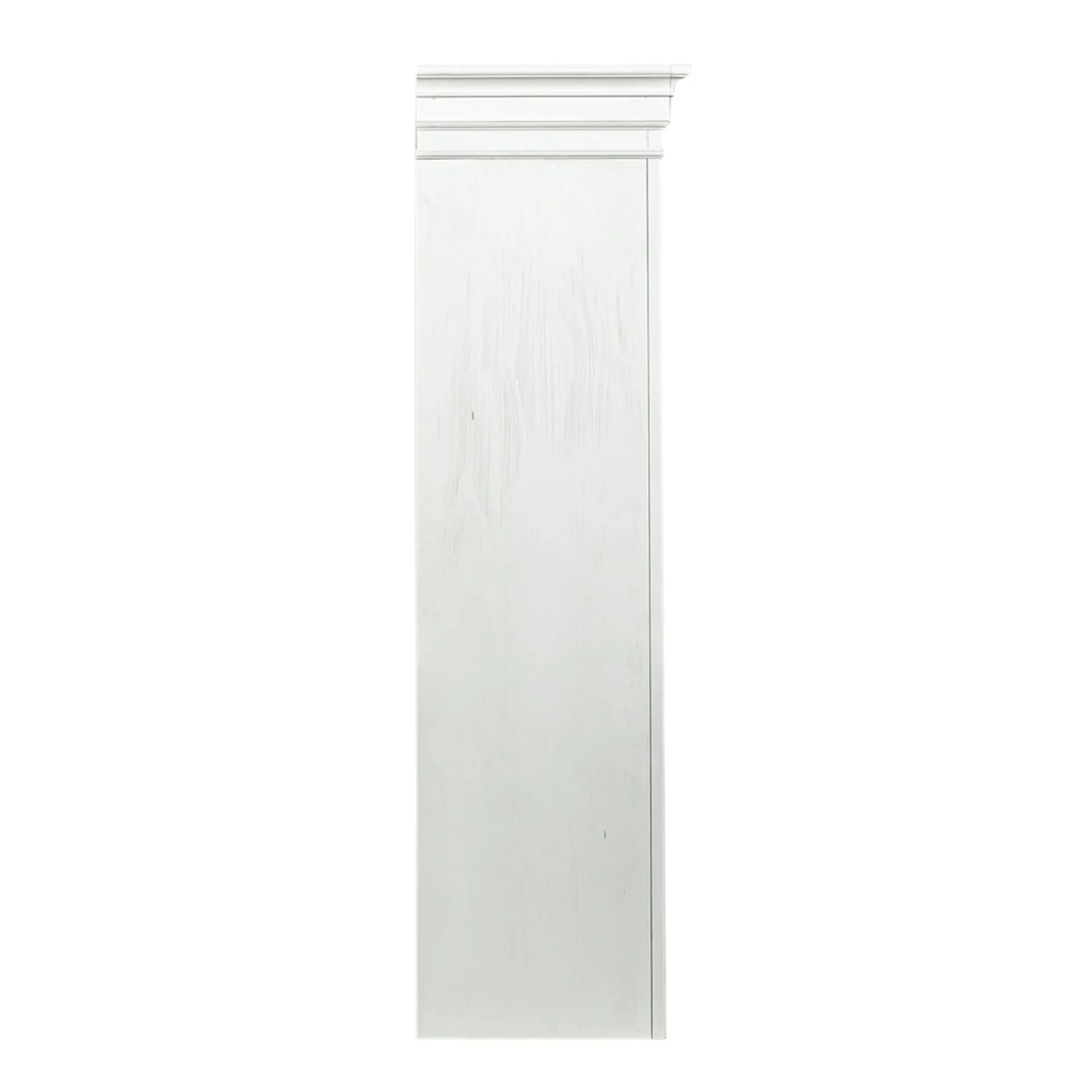 Allyson Park - Entertainment Hutch - Wirebrushed White / Charcoal - Image 2