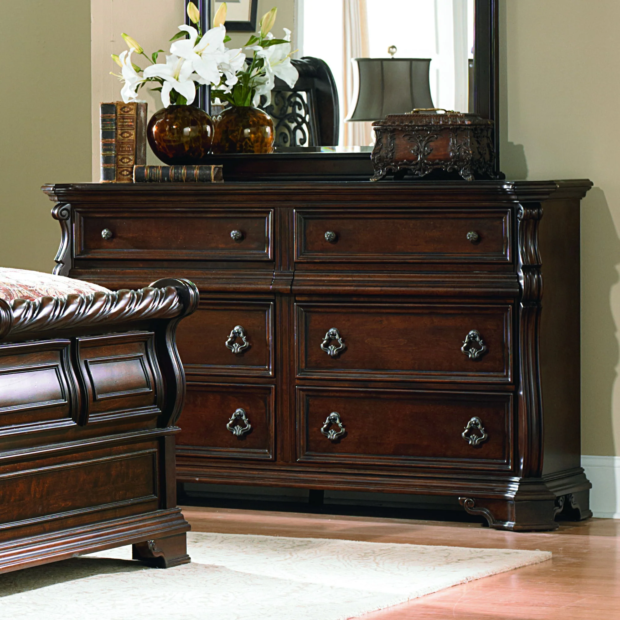 Arbor Place - 8 Drawer Double Dresser - Brownstone - Image 1