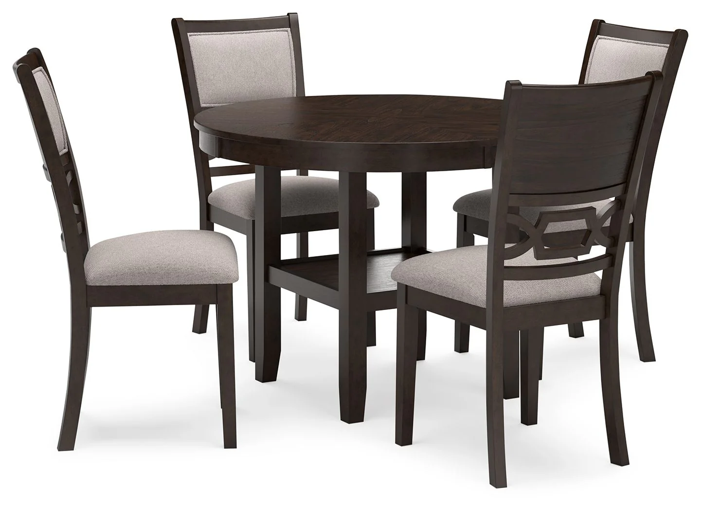 Langwest - Dining Room Table Set (Set of 5) - Brown - Image 1