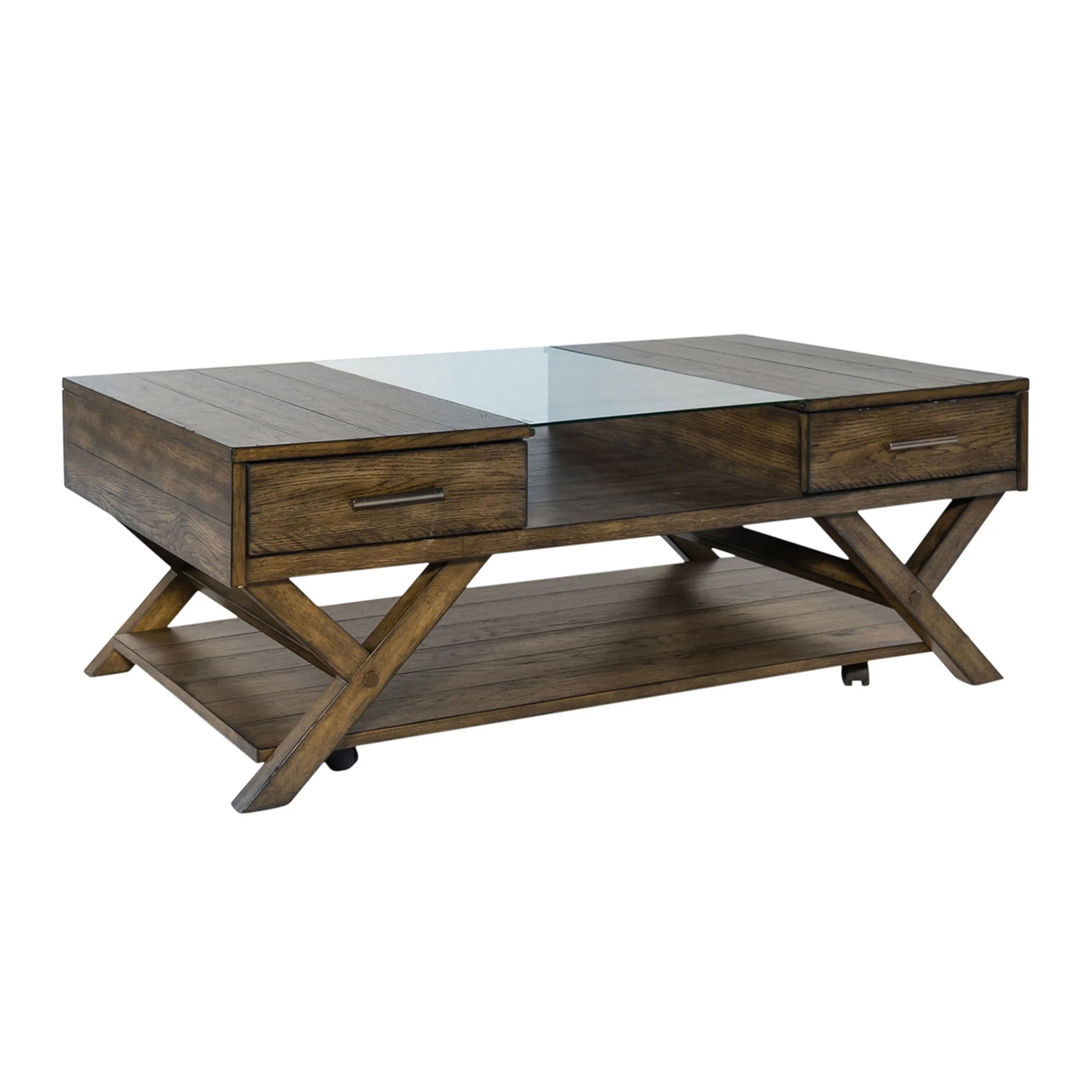 Lennox - Display Cocktail Table - Weathered Chestnut - Image 2